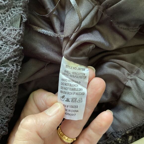 SURF GYPSY Flare Crochet Pants Cover Up.Size L - Picture 7 of 11